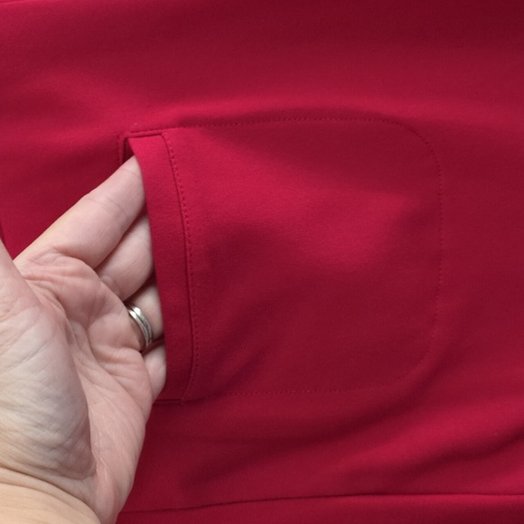 Betabrand Red Pull-on Pants - Picture 6 of 16